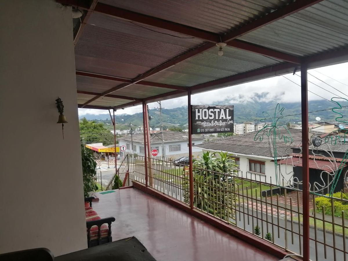 Hostal Spa Casa De Piedra Con Jacuzzi Santa Rosa de Cabal Eksteriør billede